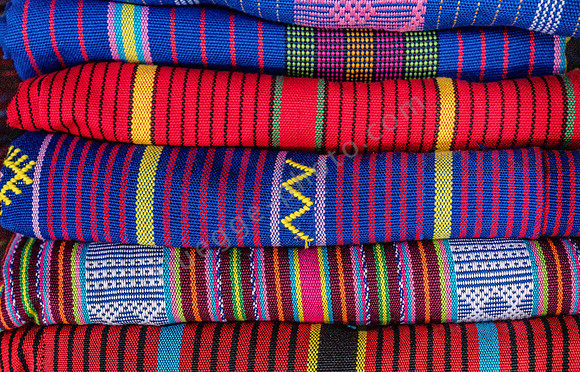 Tais-Markt mit traditionellen Stoffen, Dili, Ost-Timor