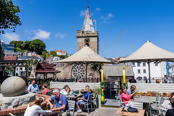 The Terrace Garden Cafe in Saint Peter Port, Guernsey