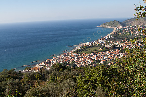 Blick über Santa Maria di Castellabate