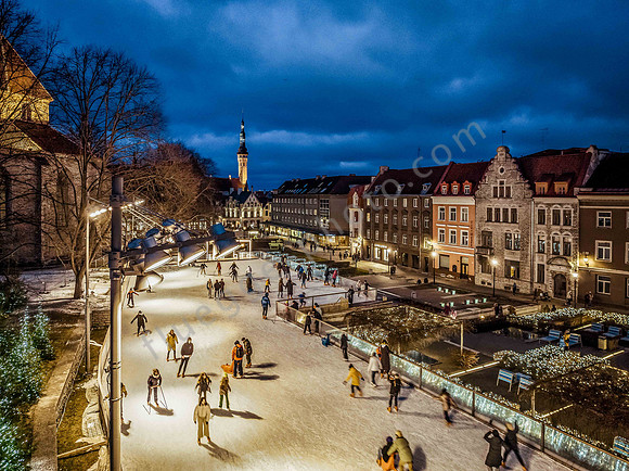 Eislaufbahn in Tallinn