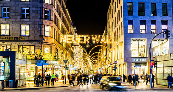 Weihnachtsbeleuchtung Neuer Wall