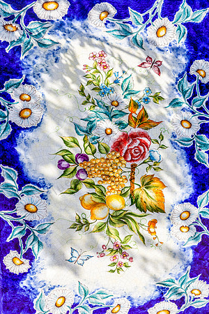 Handpainted tabletop