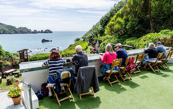 Renoir Tea Garden in Moulin Huet Bay