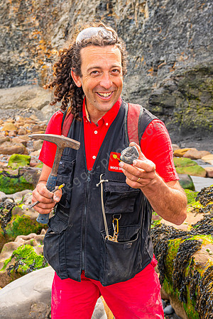 Fossilien-Experte Steve Cousins