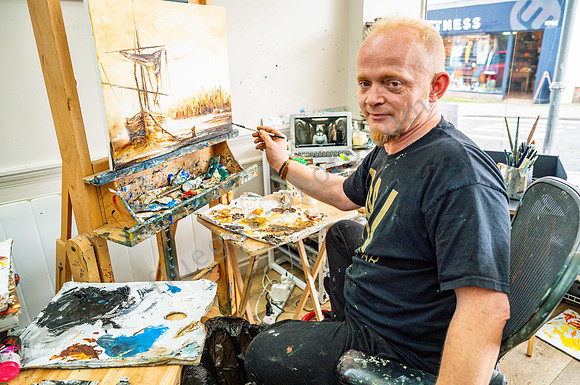 Künstler bei der Arbeit - Whitby
