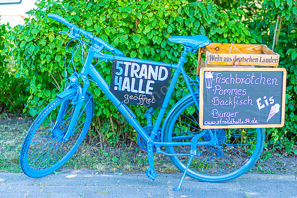 Fahrradschild Strandhalle54