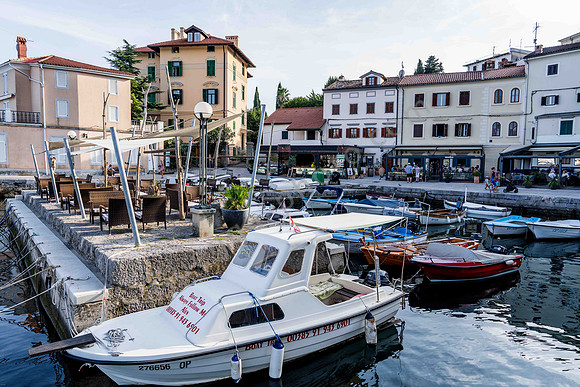 Hafen von Volosko bei Opatija