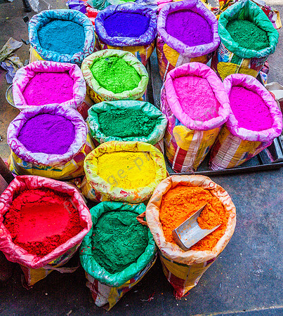 Colored powders