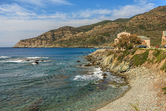 Wild coast of Corsica