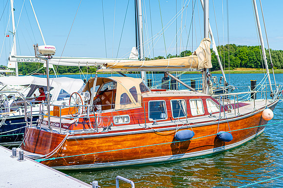 Boote im Hafen Kappeln