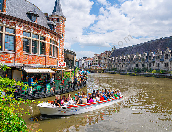 Bootsfahrt auf der Leie in Gent