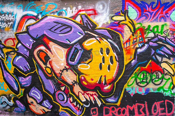 Die Graffiti-Gasse in Gent