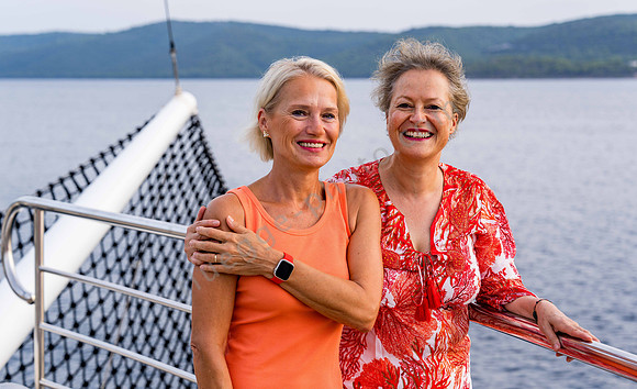 Autorin Heike (rechts) mit kroatischer Freundin Ranka
