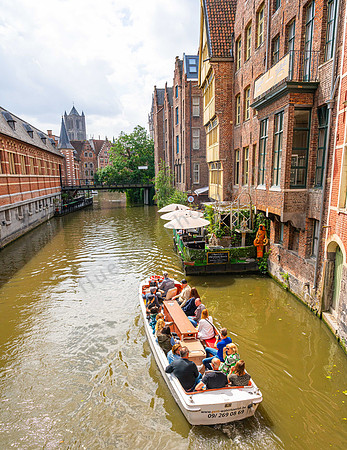 Bootsfahrt auf der Leie in Gent