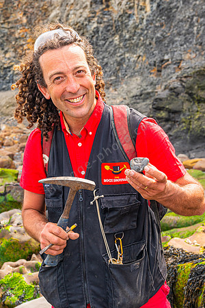 Fossilien-Experte Steve Cousins