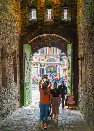 Eingangstor Burg Gravensteen in Gent