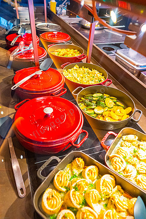 Buffet auf der A-ROSA Sena
