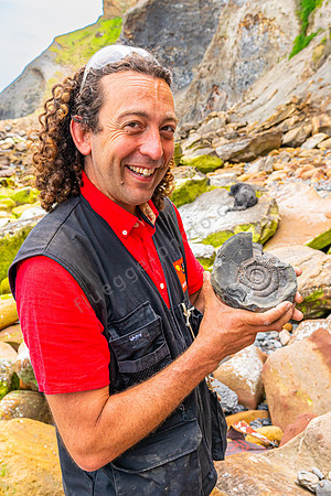 Fossilien-Experte Steve Cousins