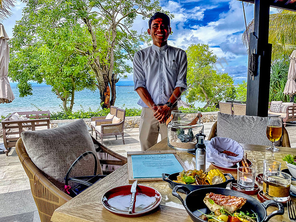 „Raffles Bali“, Strandrestaurant „Loloan Beach Grill“