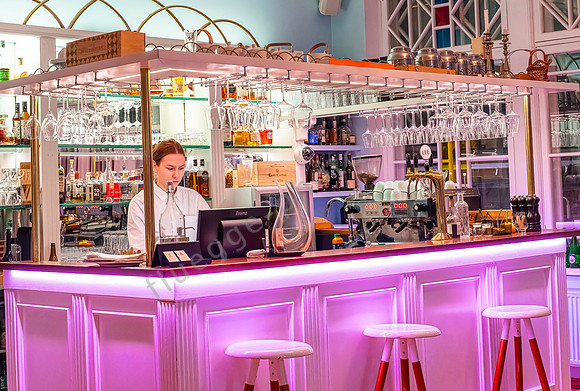 Bar vom Restaurant "Lee" in Tallinn