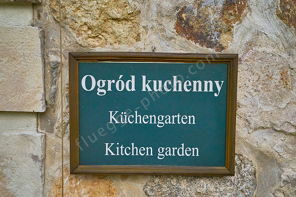 Kräutergarten im Schloss Lomnitz