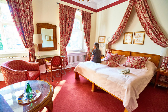 Zimmer im Schloss-Hotel  Lomnitz