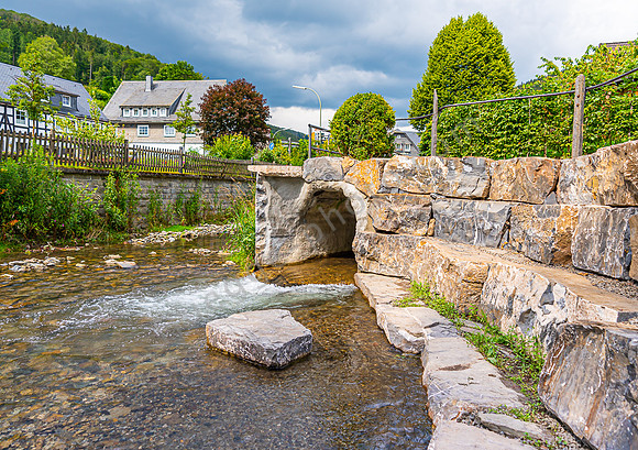 Fluß Lenne im Sauerland