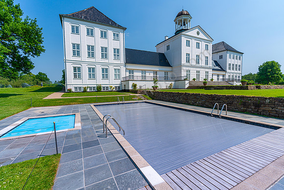 Schloss in Gråsten-Sommerresidenz der königlichen Familie