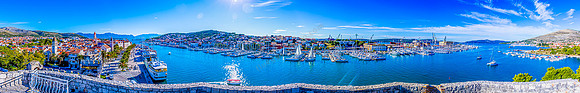 Panorama von Trogir-Dalmatien