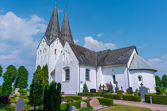 Kirche in Broager auf der Insel Als