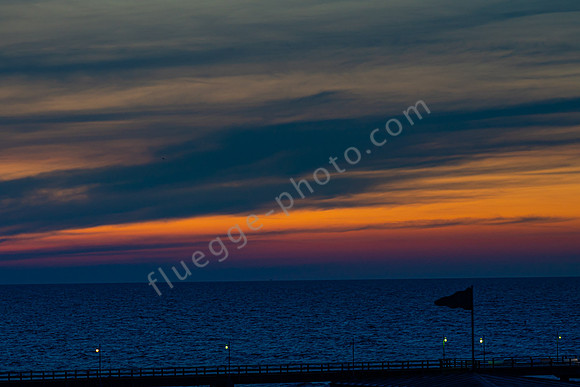 Sonnenuntergang in Bansin
