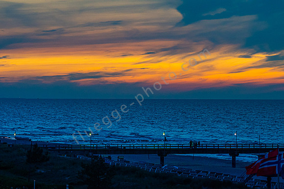 Sonnenuntergang in Bansin