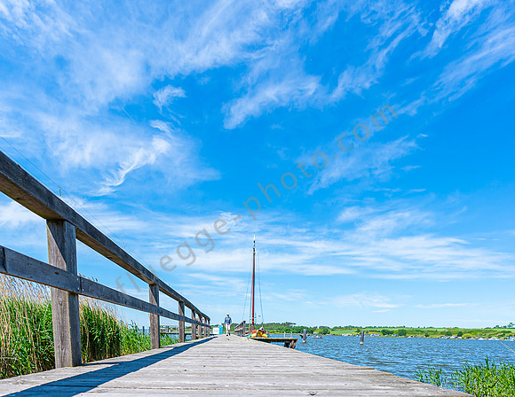 Steg am Achterwasser Usedom