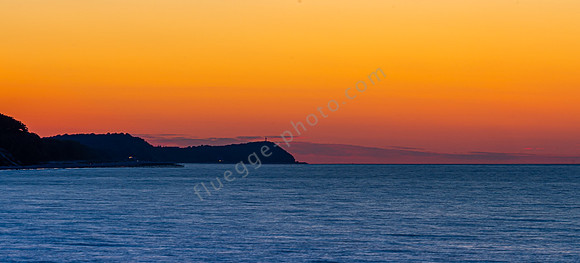 Sonnenuntergang in Bansin auf Usedom