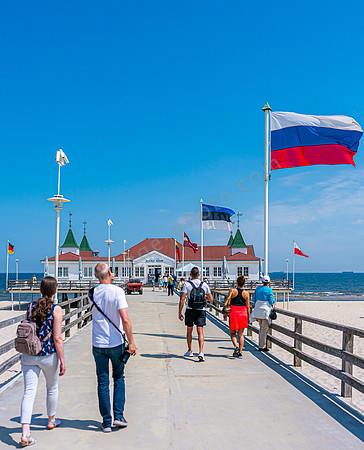 Seebrücke Ahlbeck auf Usedom