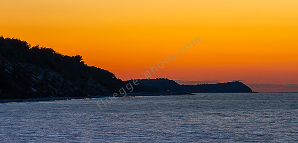 Sonnenuntergang in Bansin auf Usedom