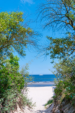 Strandzugang auf Usedom