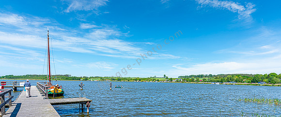 Steg am Achterwasser Usedom