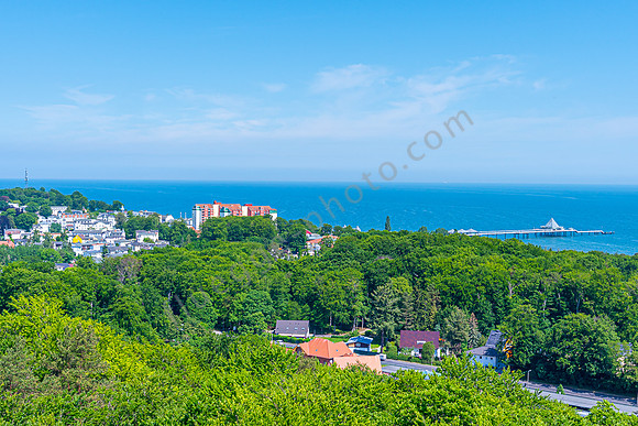 Panorama Blick vom Baumwipfelpfad Turm Usedom
