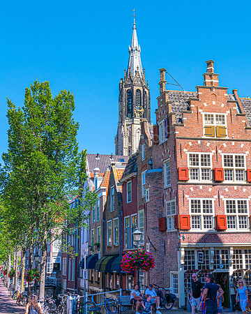 Impression mit Neuer Kirche, Delft