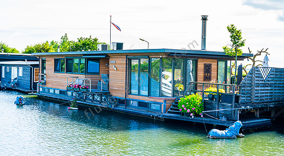 Wohnboot auf der Vecht