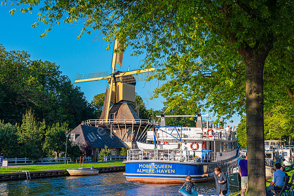 Impression auf dem Kanal in Weesp