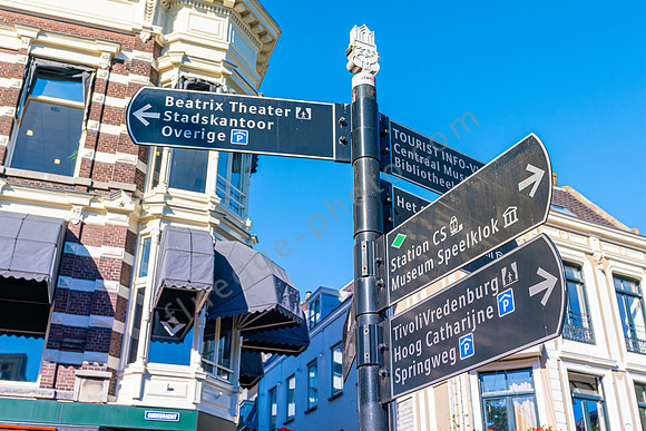 Wegweiser, Altstadt von Utrecht