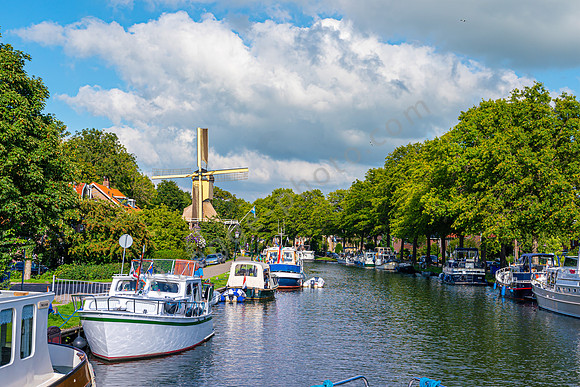 Impression auf dem Kanal in Weesp