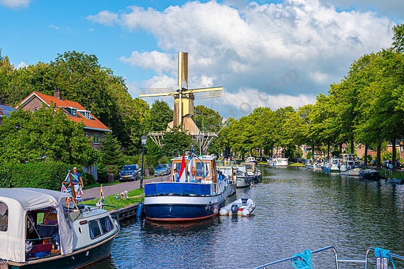 Impression auf dem Kanal in Weesp