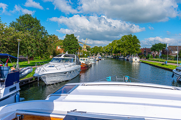 Impression auf dem Kanal in Weesp