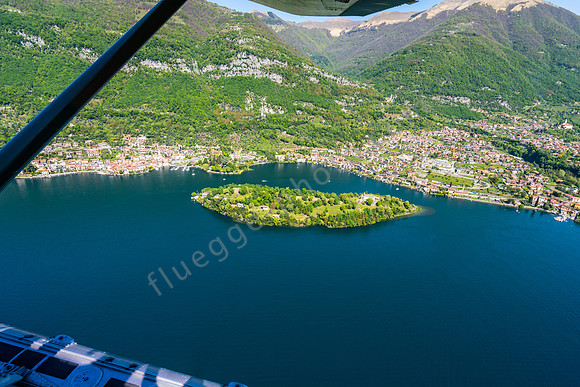 Insel Comacina im Comer See