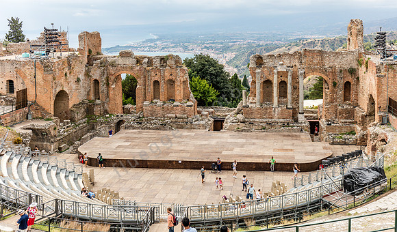 Taormina: Griechisches Theater.
