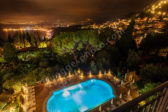 Taormina bei Nacht