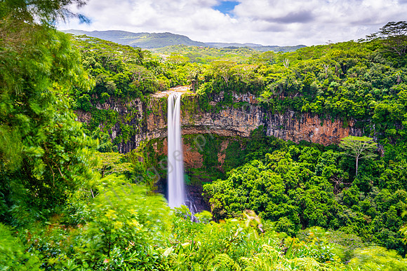 Chamarel-Wasserfall